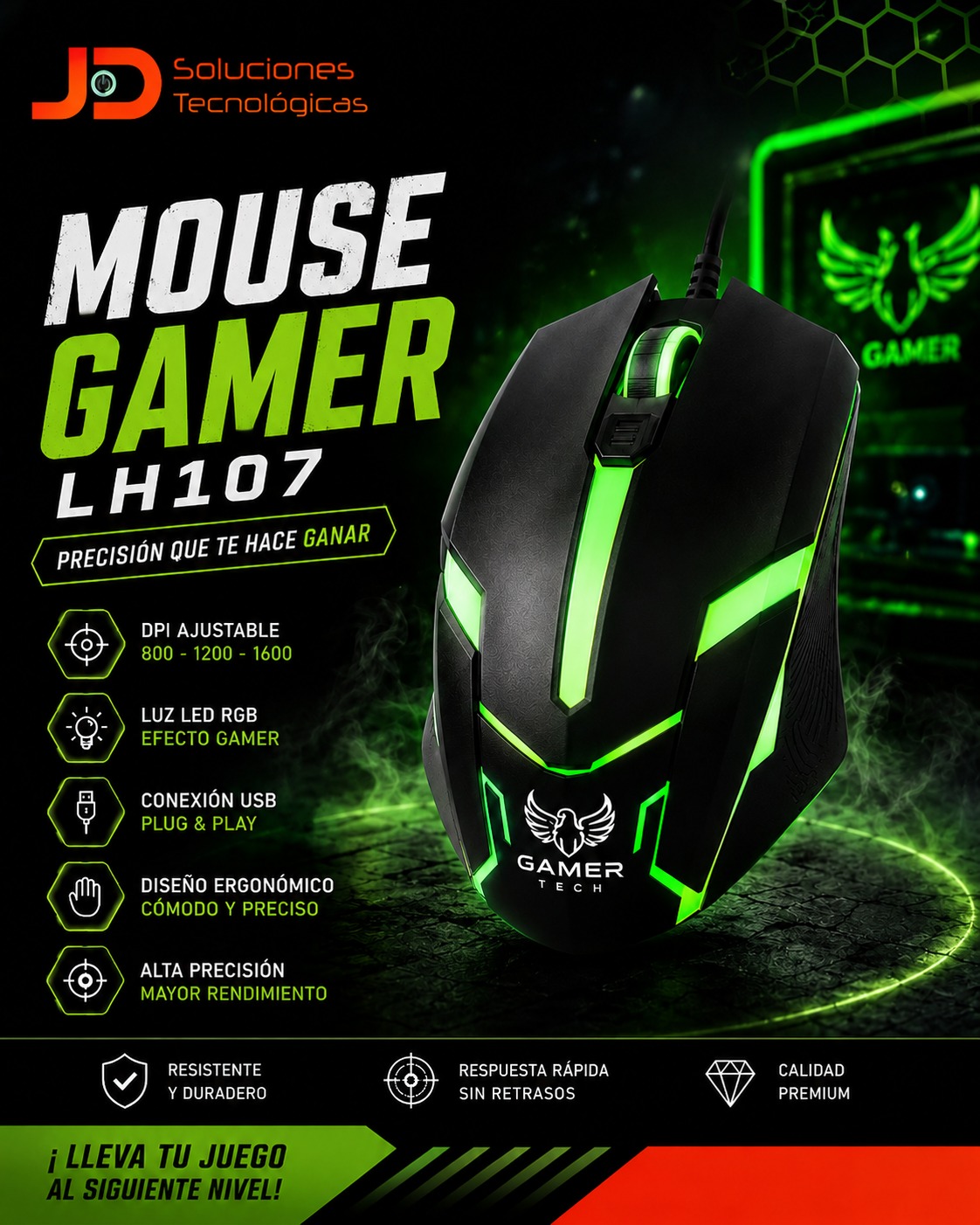 Mouse Gamer LH107