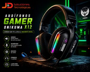 Audífonos Gamer Onikuma X12